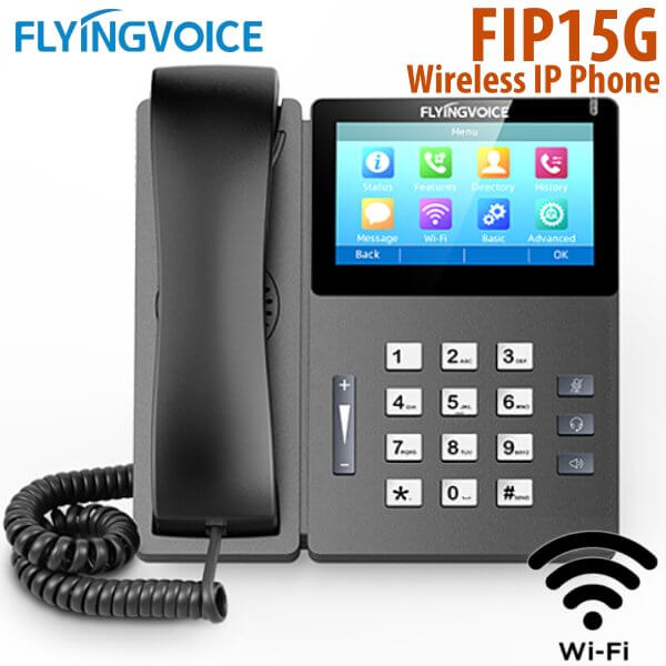 FlyingVoice FIP15G Enterprise Touch Screen Wireless IP Phone
