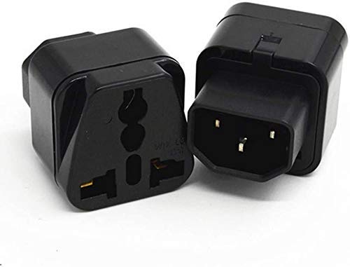 Generic Universal IEC C14 Male To C7 Female Converter