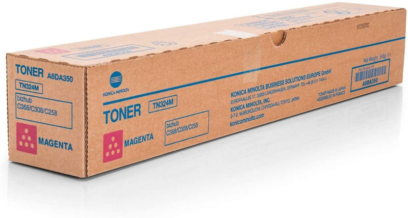 Genuine Konica Minolta TN324M Magenta Toner Cartridge (A8DA350)