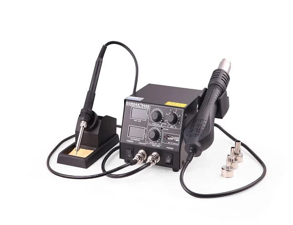 Gordak 868D 2 in 1 Soldering Iron And Rework Station