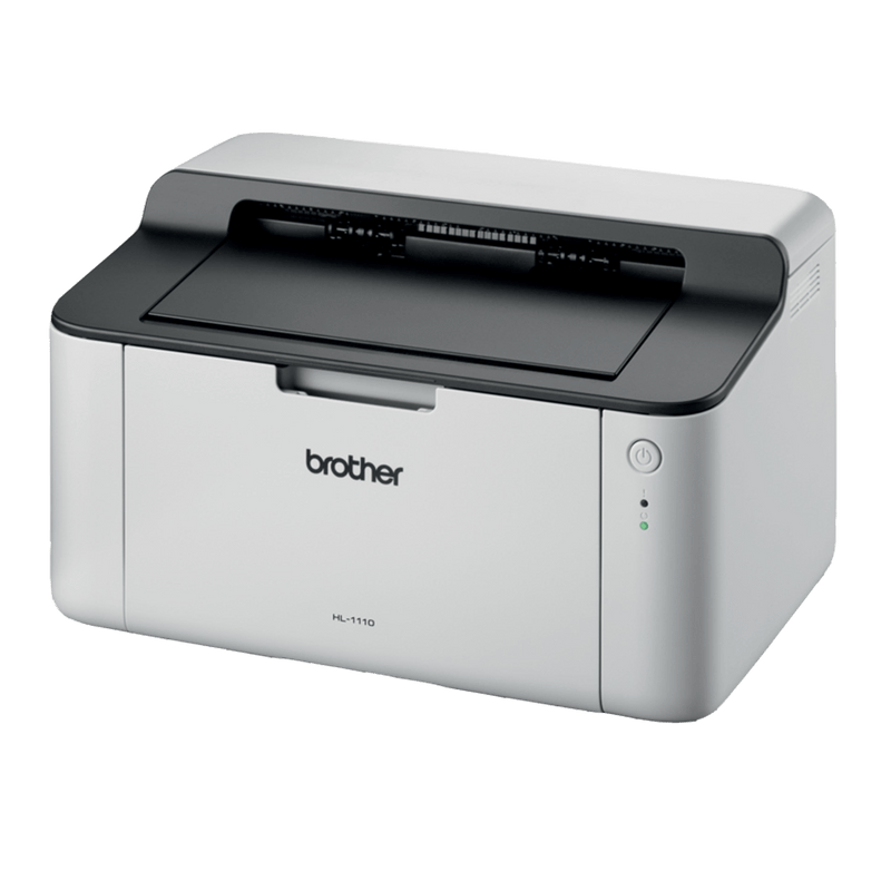Brother HL-1110 Mono Laser Printer - Single Function, USB 2.0, Compact, 20PPM, A4 Printer, Home Printer