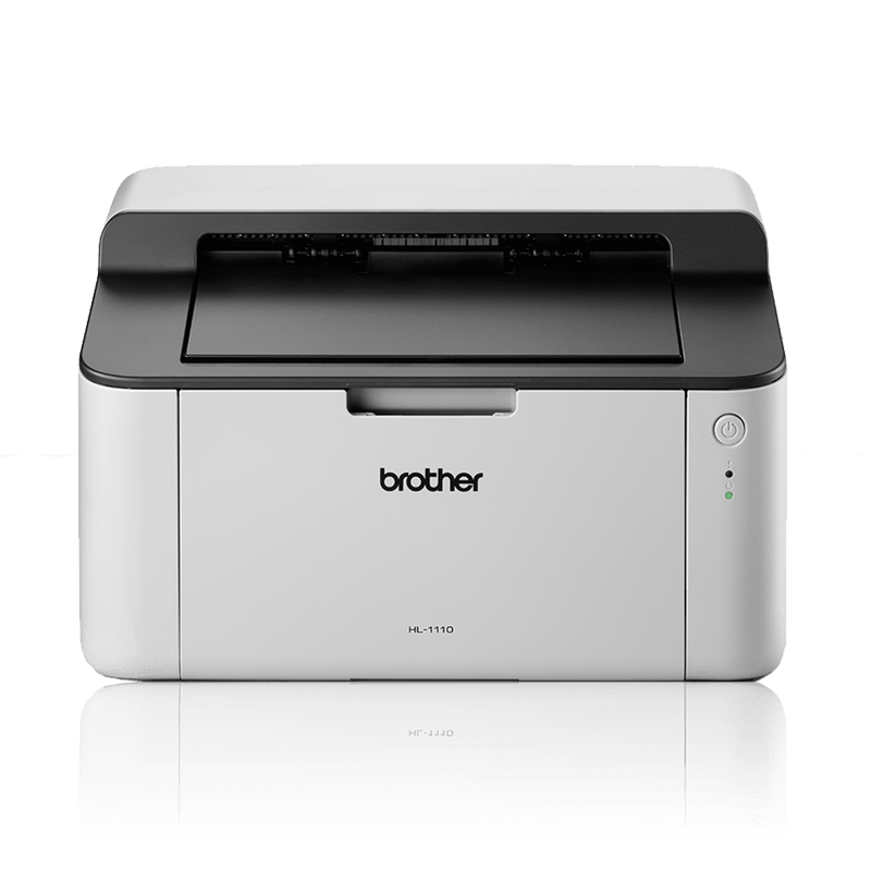 Brother HL-1110 Mono Laser Printer - Single Function, USB 2.0, Compact, 20PPM, A4 Printer, Home Printer