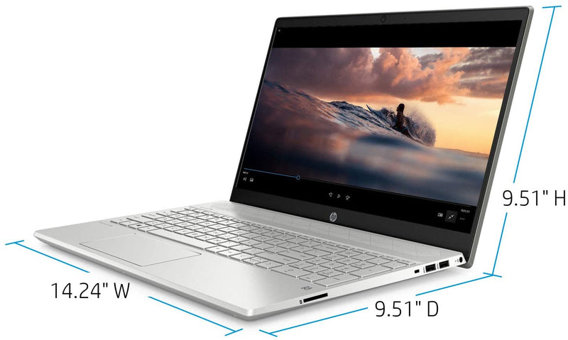 HP Pavilion 15-cs Laptop, Intel 10th Gen Core i5-1035G1 CPU, 12GB RAM, 512GB SSD, Intel UHD Graphics