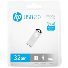 HP V220W 32GB USB 2.0 Flash Drive - Silver