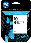 HP 10 Black Original Ink Cartridge, C4844A