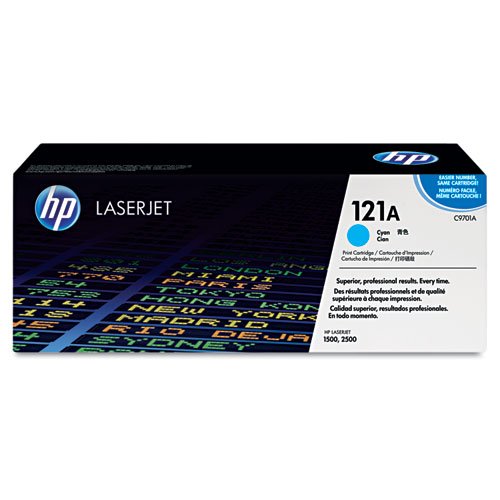 HP 121A Cyan Original LaserJet Toner Cartridge (C9701A)