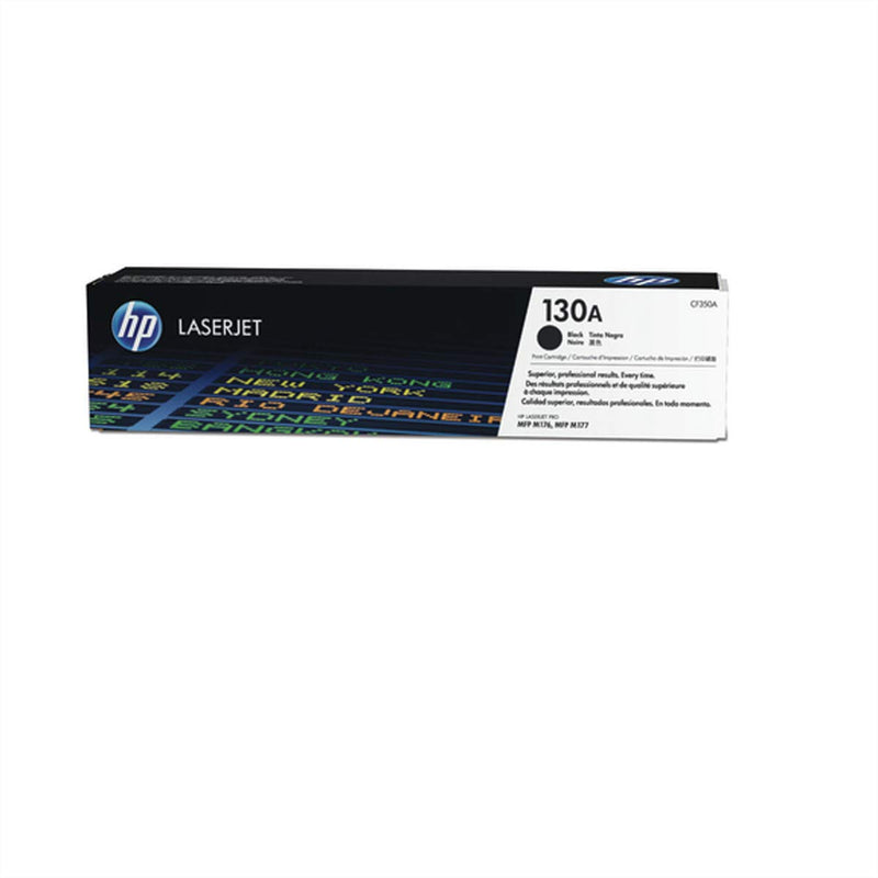 HP 130A Black Original LaserJet Toner Cartridge (CF350A)