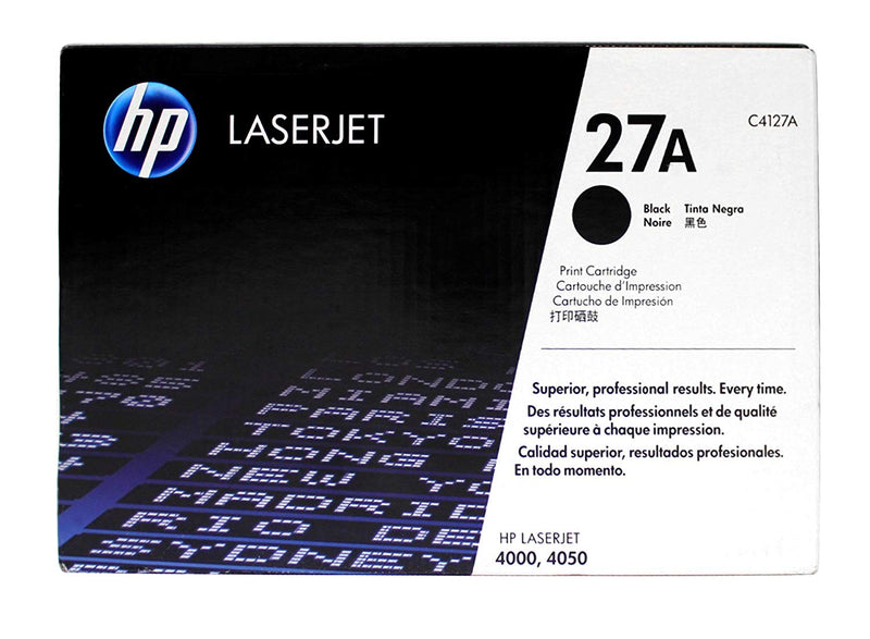 HP 27A Black Original LaserJet Toner Cartridge (C4127A)