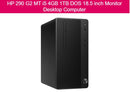 HP Desktop 290 G2 MT, Intel i5-8400, 4GB RAM, 1TB HDD, DOS, Micro Tower PC