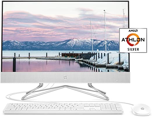 HP All in One 24-DF1005NH Computer (2N1F5EA)- 23.8" Inch Display, 11TH Generation Intel Core i5, 4GB RAM/256GB Solid State Drive