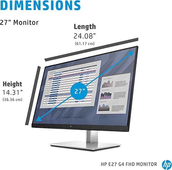 HP E27q G4 QHD Monitor - 27-inch (9VG82AA)