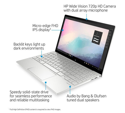 HP Envy (61U04EA) - 13.3" Inch Display, 11th Generation Intel Core i5, 8GB RAM/ 512GB Solid State Drive