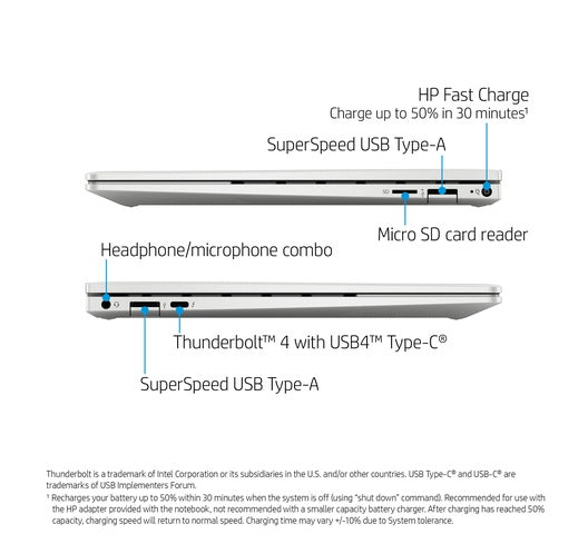 HP Envy (61U04EA) - 13.3" Inch Display, 11th Generation Intel Core i5, 8GB RAM/ 512GB Solid State Drive