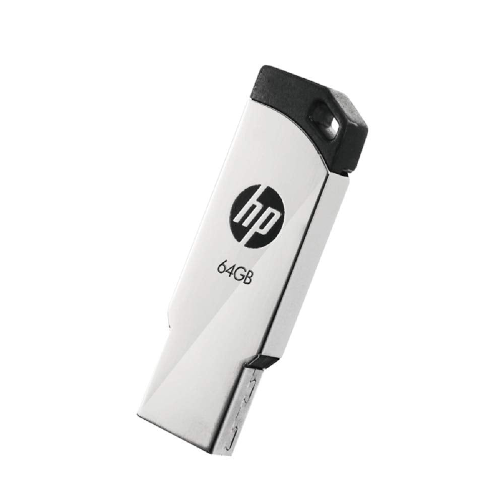 HP 64GB Metallic Flash Drive – (HPFD236W64) | Buy | Digital Store ...