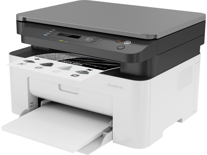 HP LaserJet Mono MFP M135W Printer - 4ZB83A