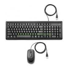HP Wired Keyboard and Mouse 160 (English & Arabic) -  6HD76AA