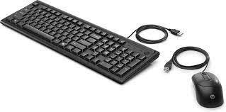 HP Wired Keyboard and Mouse 160 (English & Arabic) -  6HD76AA