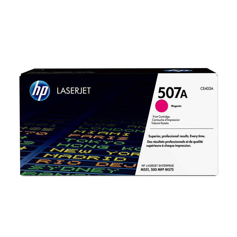 HP 507A Magenta Original LaserJet Toner Cartridge(CE403A)