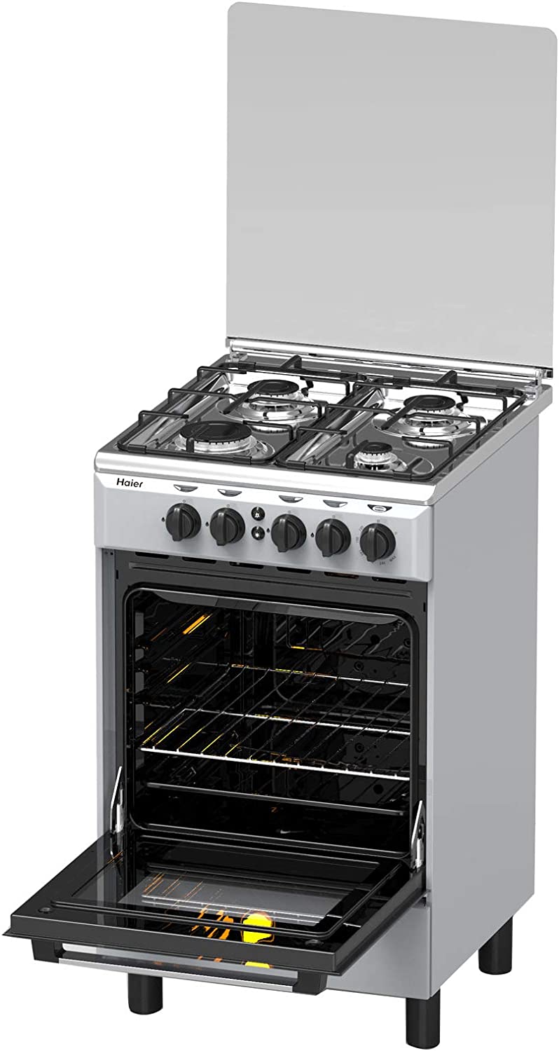 Haier ECR1040EGSB 50 X 60 4 Burners Gas Cooker With Oven