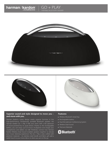 Harman Kardon Go + Play Portable Speaker