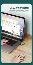 USAMS Hot 256G Type-C+USB3.0 Rotatable High Speed Flash Drive USB(ZB202UP01)