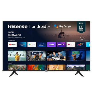 Hisense A6G  65Inch LED HDR 4K UHD Android Smart Tv  (2021) Model A6G Series.