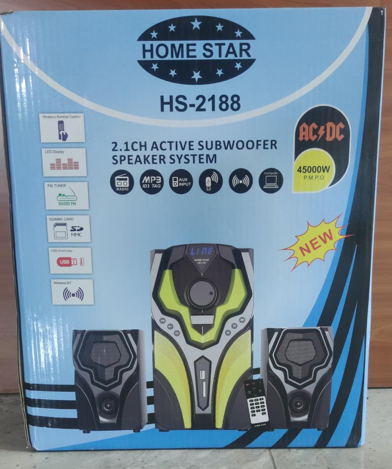 Homestar - 2.1CH Subwoofer HS-2188 Speaker