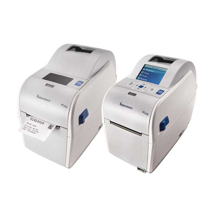 Honeywell PC23 Intermec Thermal Barcode Label Printer (PC23DA0000022) - 203 dpi , USB, Icon Interface, Latin Font, 203 Dots Per Inch, Direct Thermal, EU Power Cord