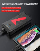 Houde 3000A Car Jump Starter 22000mah Large Capacity Power Bank