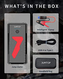 Houde 3000A Car Jump Starter 22000mah Large Capacity Power Bank