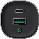 Itel ICW-201  Fast Charger - Plug Type: UK Type, Input: 100-240V, Output :USB-A+TYPE-C:5V=3A