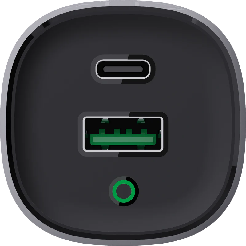 Itel ICW-201  Fast Charger - Plug Type: UK Type, Input: 100-240V, Output :USB-A+TYPE-C:5V=3A