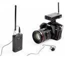 Saramonic Wireless Lavalier Microphone, SR-WM4C 4-Channels VHF Lapel Mic System (200' Range) for DSLR Camera ZCanon Nikon Sony Panasonic DV Camcorders Audio Recorder