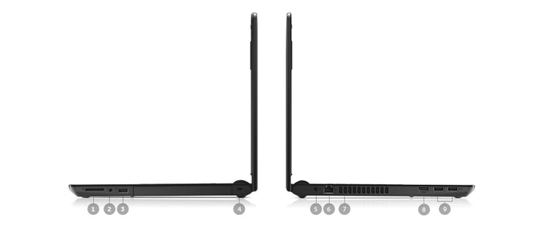 Dell Inspiron 14 3467 Laptop INS-3467-00002-BLK - Intel® Core™ i3-6006U Processor (6MB Cache, up to 3.4GHz), 4GB RAM, 1TB SATA HDD,14.0 Inch HD Display, Truelife LED-Backlit Display, Win 10