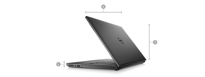 Dell Inspiron 14 3467 Laptop INS-3467-00002-BLK - Intel® Core™ i3-6006U Processor (6MB Cache, up to 3.4GHz), 4GB RAM, 1TB SATA HDD,14.0 Inch HD Display, Truelife LED-Backlit Display, Win 10