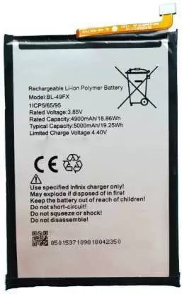 Infinix HOT 9 (X655) Smartphone Replacement Battery  (BL-49FX)