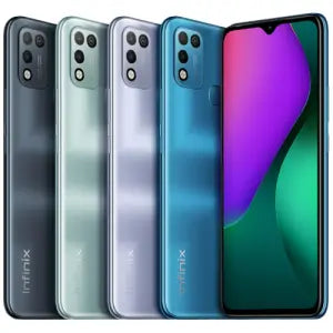 Infinix Hot 10 Play Smartphone - 4GB RAM, 64GB ROM, 13MP Camera, 6000mAH Battery, 6.82-inch Display