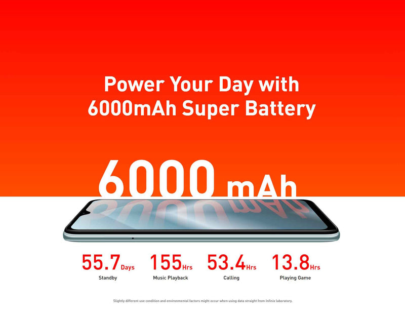 Infinix Hot 10 Play Smartphone - 4GB RAM, 64GB ROM, 13MP Camera, 6000mAH Battery, 6.82-inch Display