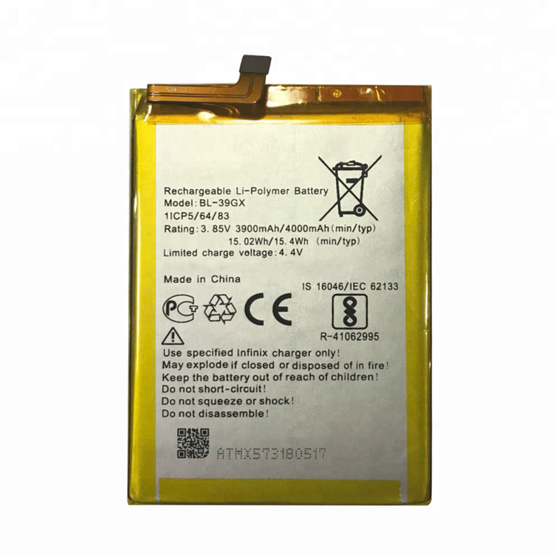 Infinix Hot S3 Smartphone Replacement Battery (BL-39GX)