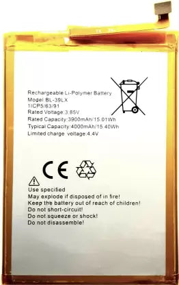 Infinix Smart 4 (X653) Smartphone Replacement Battery  (BL-39LX)