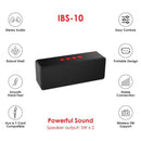 Itel IBS-10 Bluetooth Speaker - Playback time: 5 hours, Huge Stereo Sound, Battery Capacity: 1800mAh, Charging Time: 3 Hours