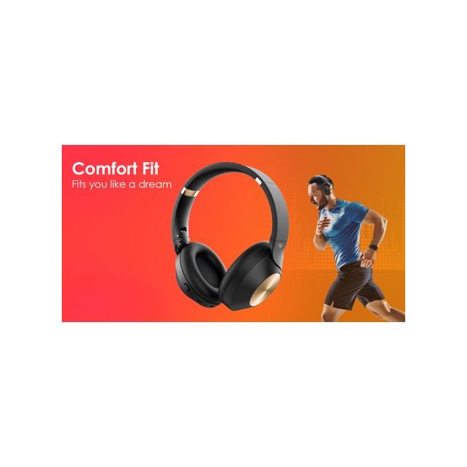 Itel IEB-82 Bluetooth Headset - Music play time: 4 hours, Bluetooth version: 5.0, Standby time: 40 hours, Battery: 300mAh   Key Features; Bluetooth version: 5.0 Talk Range: 10 Meters  Battery: 300mAh  Music play time: 4 hours Standby time: 40 hours