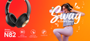 Itel IEB-82 Bluetooth Headset - Music play time: 4 hours, Bluetooth version: 5.0, Standby time: 40 hours, Battery: 300mAh   Key Features; Bluetooth version: 5.0 Talk Range: 10 Meters  Battery: 300mAh  Music play time: 4 hours Standby time: 40 hours
