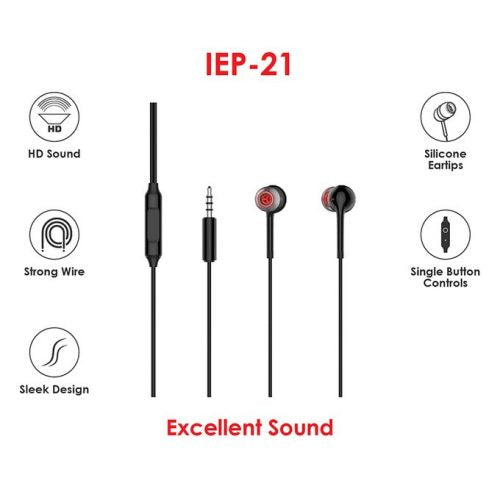 Itel IEP-21 1.2M Wired In-Ear Earphone