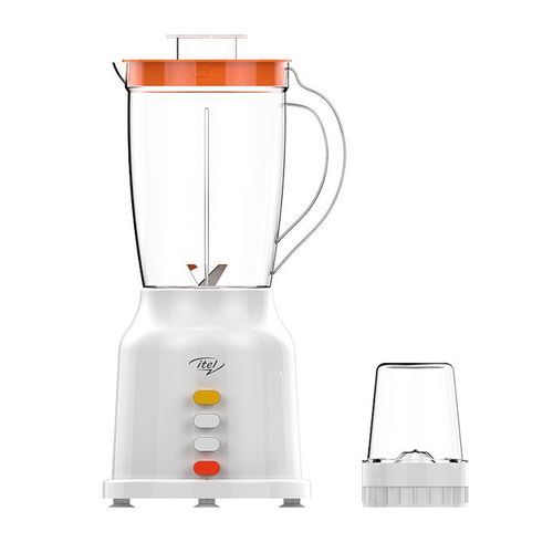 Itel IBL30U1 Button Control Unbreakable Blender, 4 Stainless Steel Blades with Free Dry Mill
