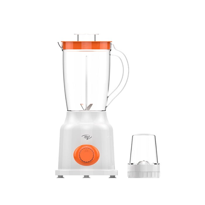 Itel Knob Control Unbreakable Blender 4 Stainless Steel Blades with Free Dry Mill