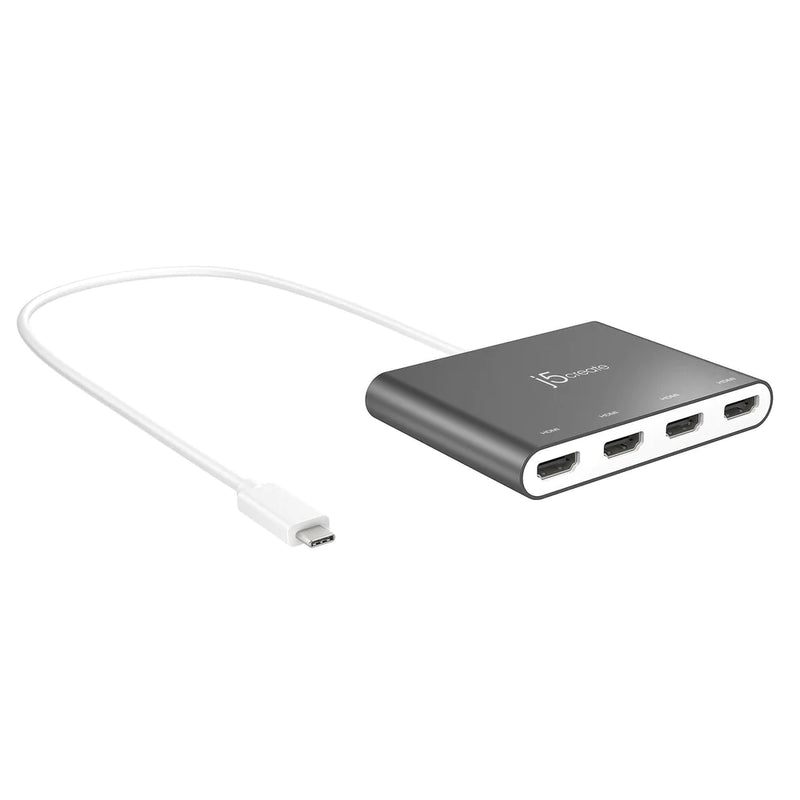 J5 Create JCA366 USB-C TO 4-Port HDMI Multi-Monitor Adapter