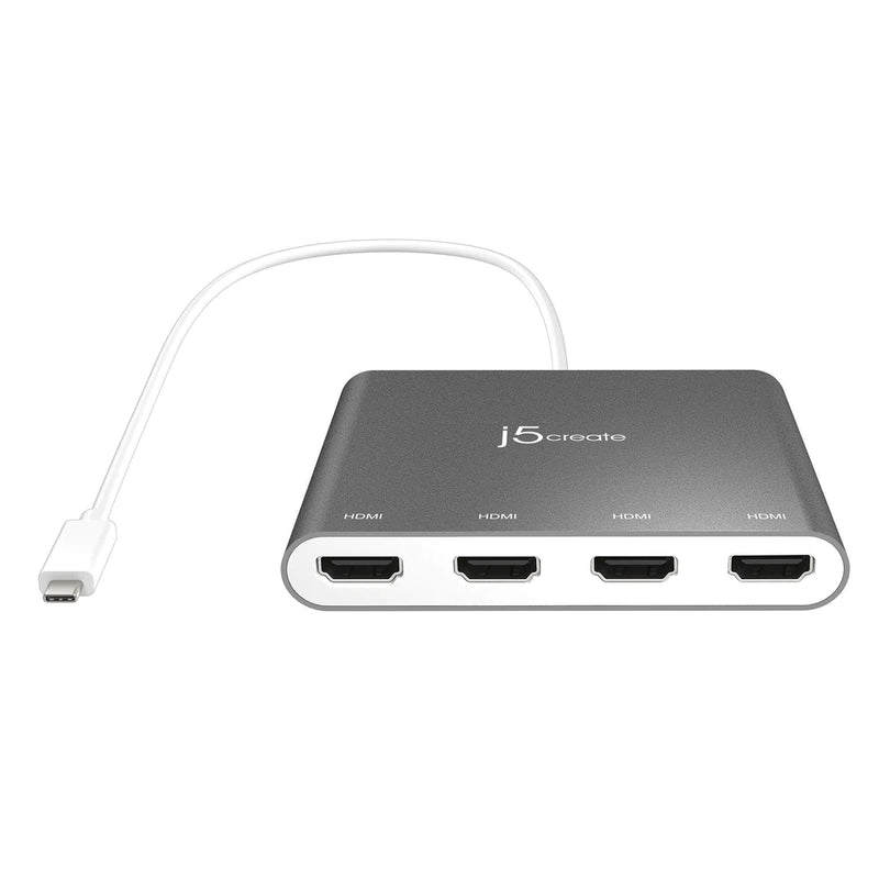 J5 Create JCA366 USB-C TO 4-Port HDMI Multi-Monitor Adapter