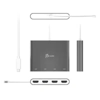 J5 Create JCA366 USB-C TO 4-Port HDMI Multi-Monitor Adapter