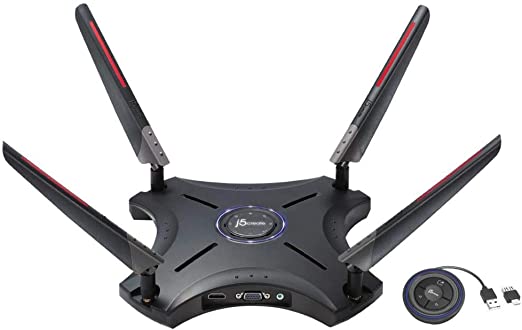 J5create JWR2100 Wireless 16-User Multi Screen Conferencing System Display Router